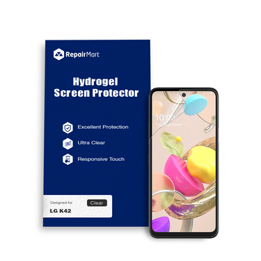 LG K42 Compatible Premium Hydrogel Screen Protector With Full Coverage Ultra HD